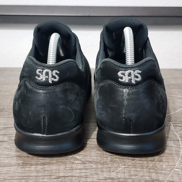 SAS Free Time Nubuck Women's Tripod Comfort Walking Shoe 10.5 Wide Black - Picture 4 of 9